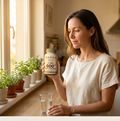 LEVIA Calm™ — mujer con producto